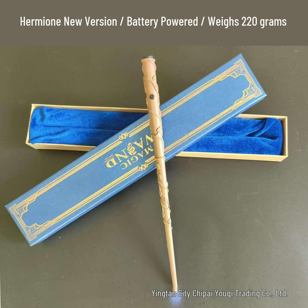 Bacchetta Luminosa di Harry Potter: Hermione, Silente, Voldemort, Piton – Alimentati a Batteria a Bottone