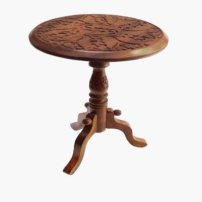 45.72 Cm Wooden Folding Stool Table Work Fancy Designer Square Foldable Portable Table Home Decoration