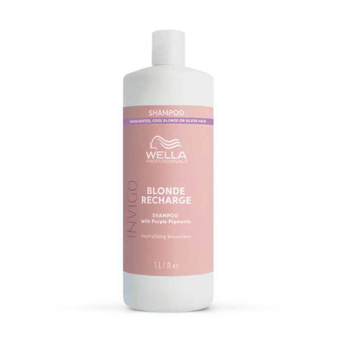 Wella Professionals Invigo Blonde Recharge Shampoing raviveur de couleur 1L