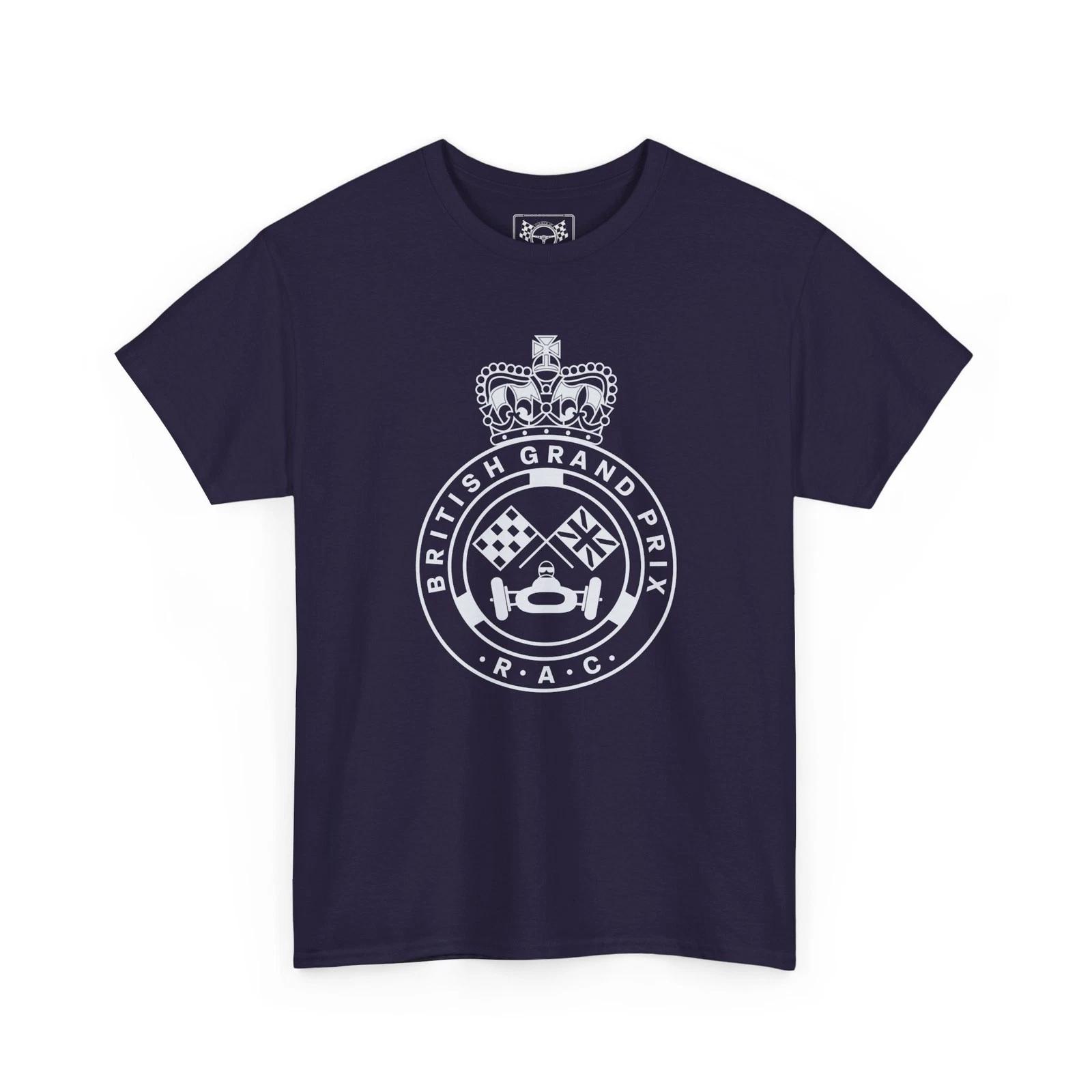 British GP Vintage T-Shirt - Royal Auto Club Tee - Formula Racing Fans Gift S
