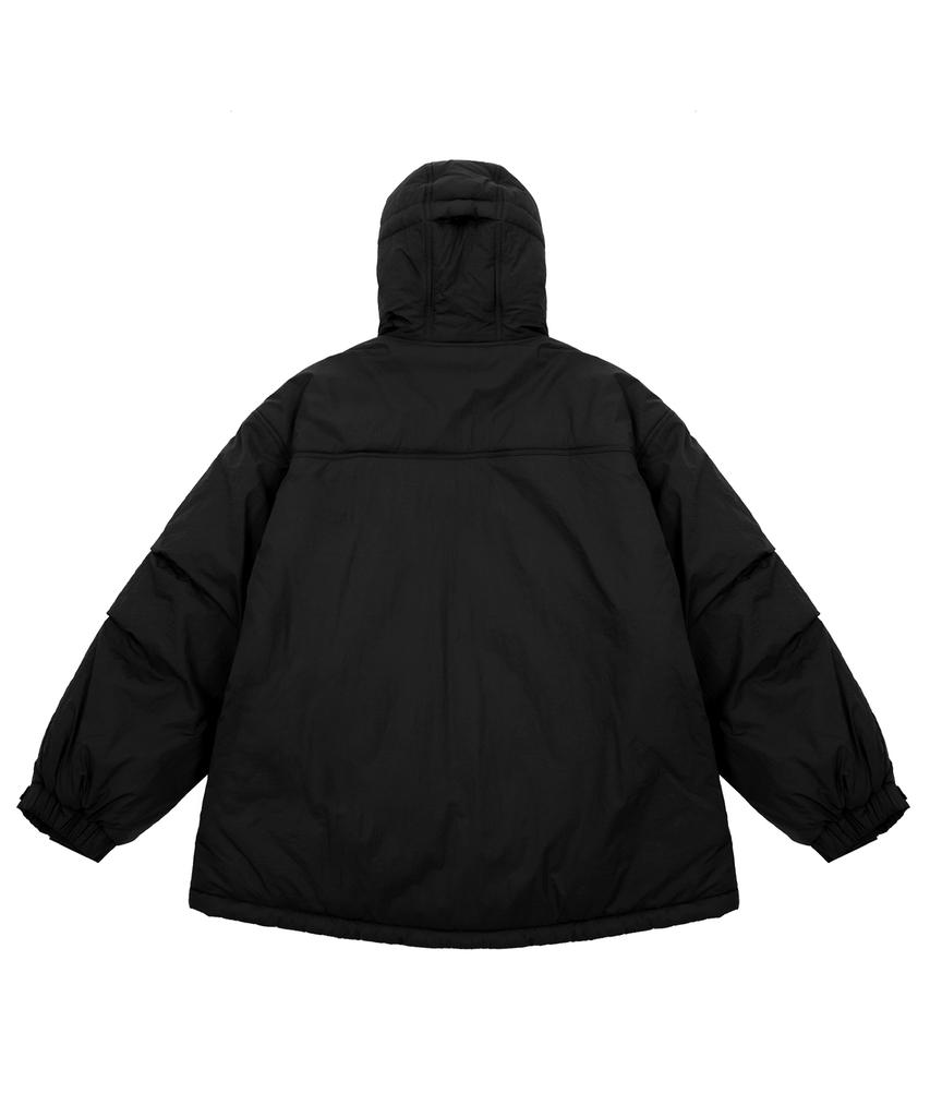 Haveoffduty Multi-Zipper Pocket Insulated Jacket (Black)