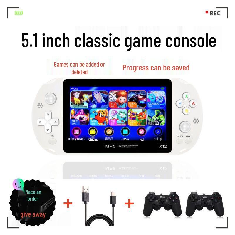 Nostalgic Rechargeable Handheld Game Console with Classic MP5: Three Kingdoms, Journey to the West & Pokemon. Free Shipping Included.