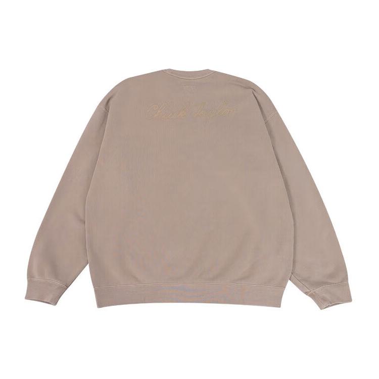 Converse Sneaker Patch Crew Sweatshirt Men's Khaki 10025538-A08