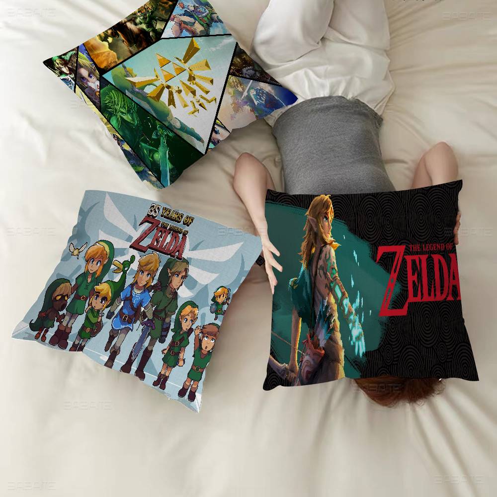 Die Legende von Z-Zelda Spiel Kissenbezug Zoll Bauernhausdekor Heim Überwurf Kissenbezüge für Couch Dekorationen