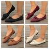 Autumn Foreign Trade Large Size Single Shoes Women's 2025 New Korean Version Pointed Head One Pedal Flat Bottom Shallow Mouth Roman Women's Shoes