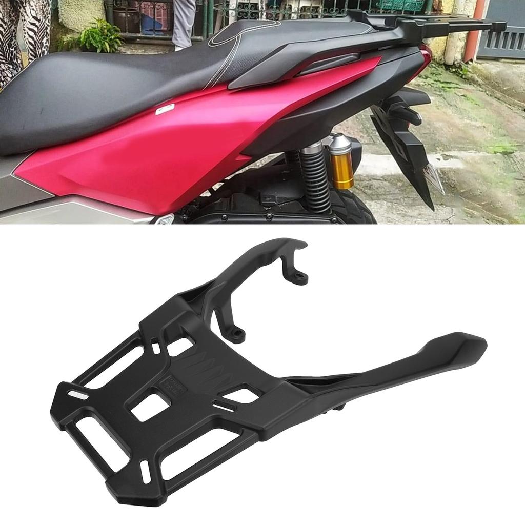 Motorrad Gepäckträger Hinten Aluminiumlegierung Motorrad Heckträger Ladeunterstützung Regal für ADV160 2025 bis 2025