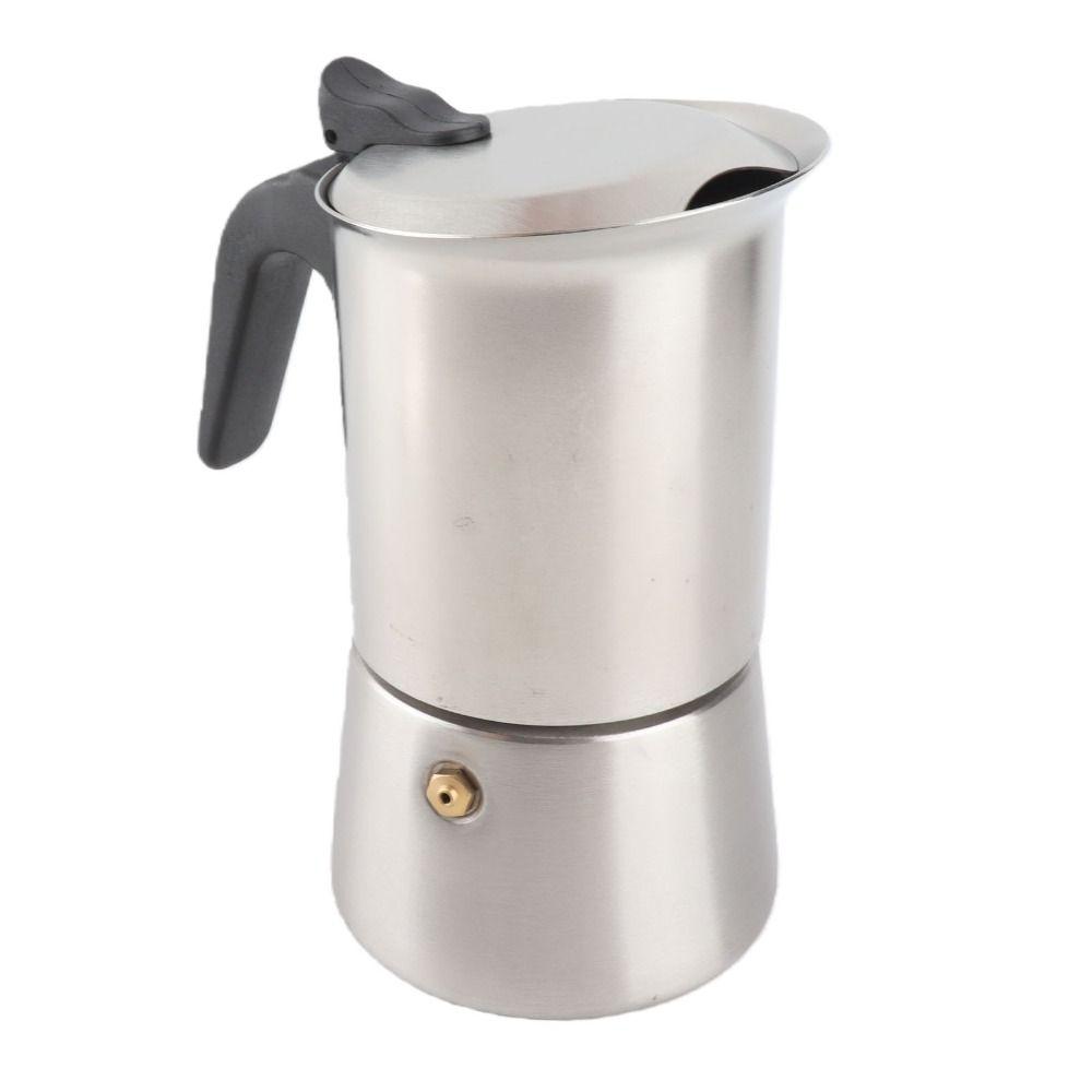 304 Stainless Steel Moka Pot 200 Ml Capacity Cold Extraction Pot  Coffee Brewing