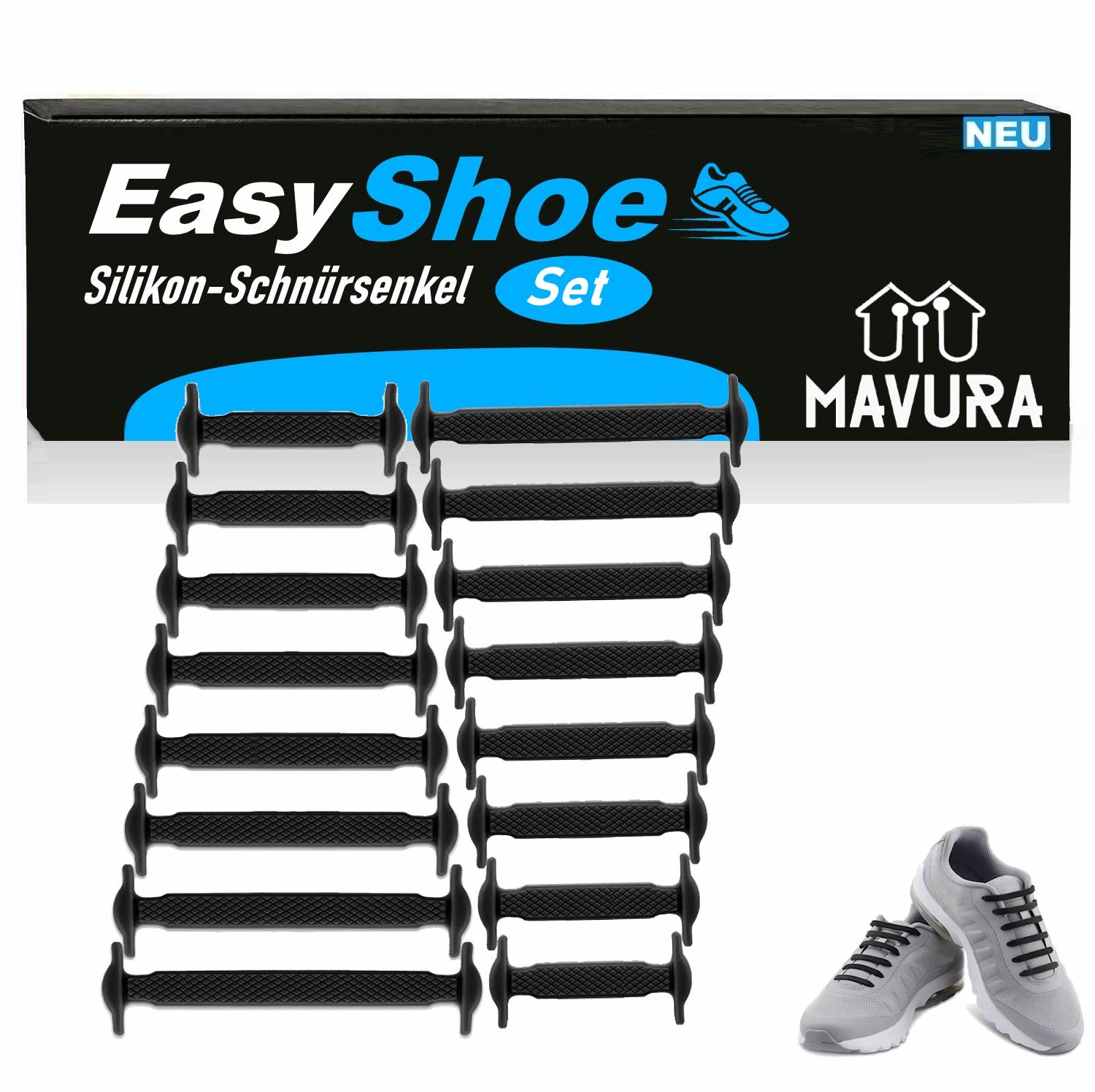 

EasyShoe Силіконові шнурки еластичні без зав язування Набір швидкої фіксації Гумові