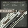 RK ROYAL KLUDGE L75 Mechanical Gasket Touchable TKL Wireless Pro QWERTY US Layout Keyboard, Assembly, Buttons/Macro Keys, Nameplate, Tri-Mode