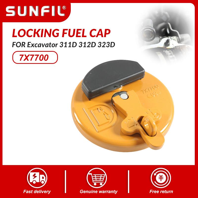 Locking Fuel Cap 7X7700 Replacement For Excavator 311D 312D 323D