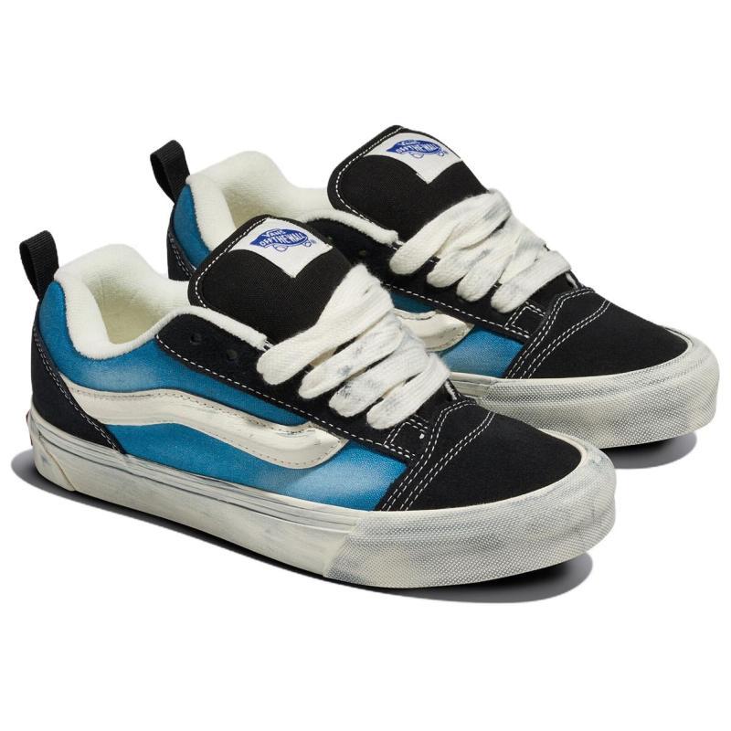 Vans Impact Resistance And Abrasion Resistant Low top Skateboard Shoes Unisex Blue Black Sneakers VN000CRPJCN1