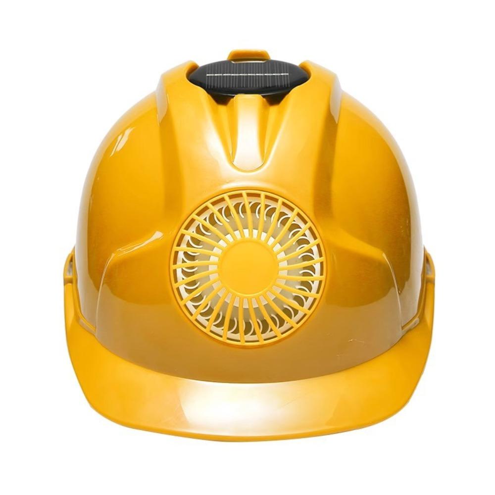 Sunscreen Solar Power Fan Helmet Adjustable Protective Cap Safety Helmet  Construction Workplace