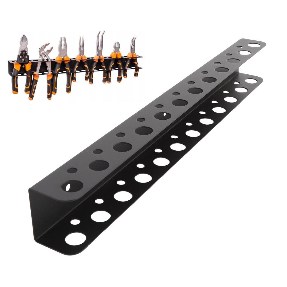 Wall Mounted Tool Storage Rack Carbon Steel Tool Organizer Holder Wall Tool Rack Workshop Shed