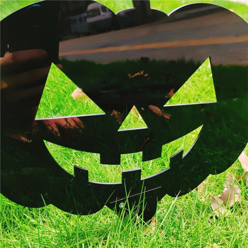 Halloween Black Hand Pumpkin Pile Figure Scary Statue Yard Signs Home Party Decoration