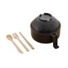 Multifunctional Strainer Bowl Set Microwave Safe Includes Lid Handle Utensils For Easy Cooking And Serving Large Capacity