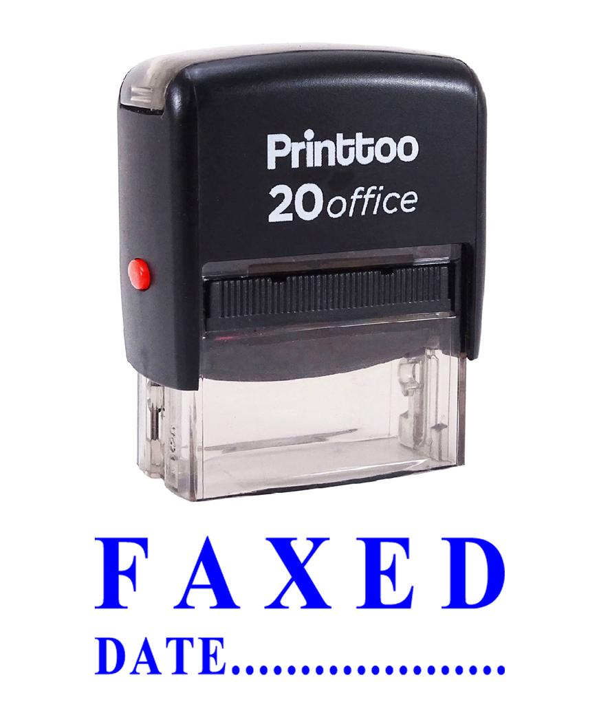 Printtoo Bürobedarf FRAGIL Selbstfärbender Gummi Stempel Kundenspezifisch