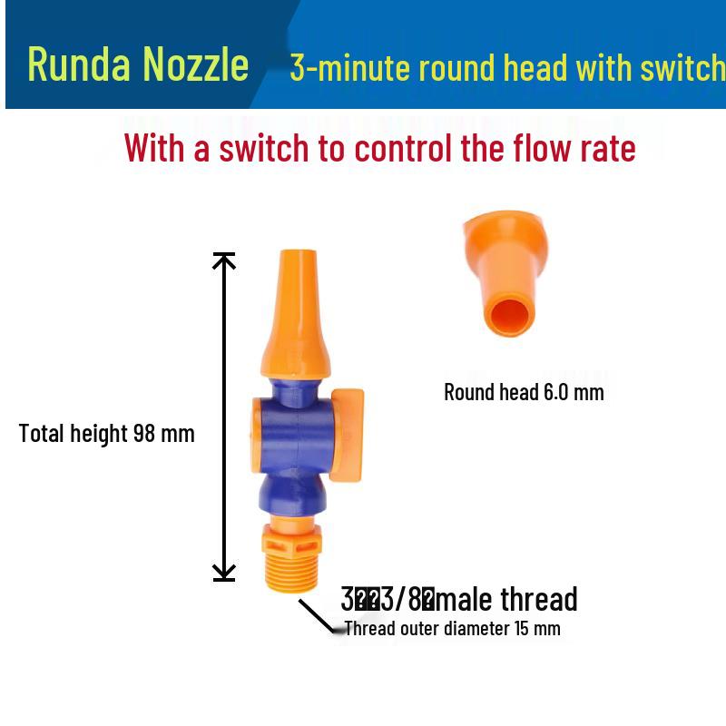 Low Pressure Fan-Shaped Air Knife Nozzle - Flat Jet Liquid Spray Head