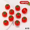 10Pcs Fruit Filled Resin Lovely Stress Relief Toy Soft Slow Diy Rising Deformable Squeeze Fidget Sensory Toy