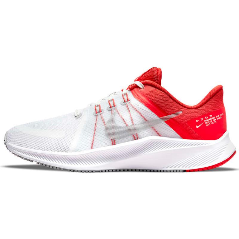 

Nike Quest 4 White Chile Red Sneakers DA1105-100 38.5