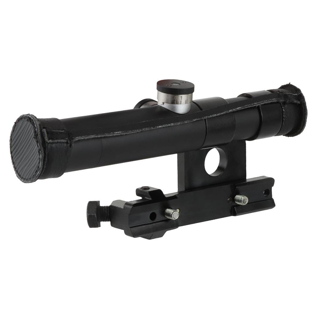 FOCUHUNTER 1300G Impact Tactical Mosin-Nagant 3.5x18 Scope, Resistant, Multi-Coated, 3-Post Reticle, Optics, Sight, Airsoft, Dress-Up