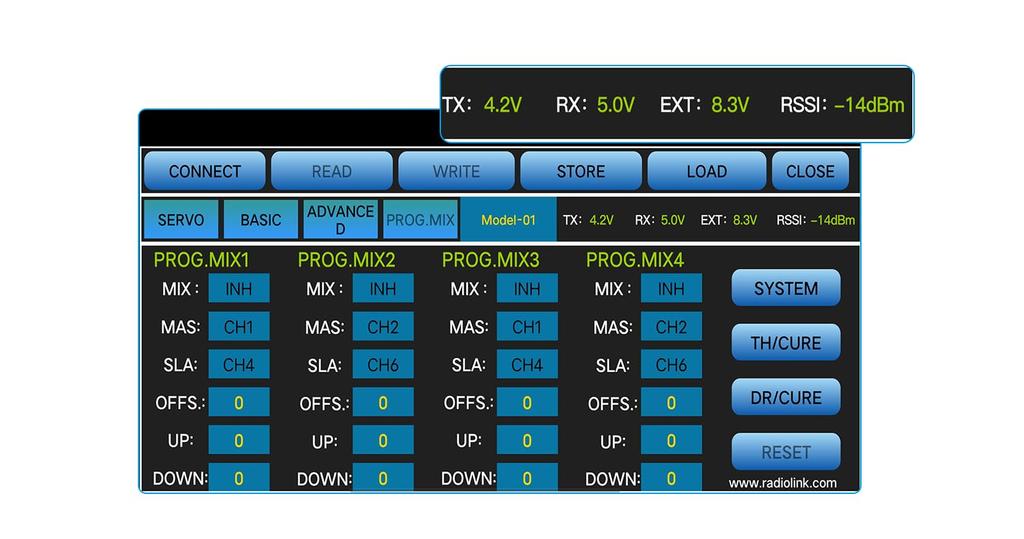 RadioLink Direct Store Receiver Mini Receiver for Fixed Mini FPV Bait Technical Compliance Approved Series 2.4GHz 8-Channel Receiver, Wing, Drones,