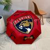 Florida Panthers Fashionable Automatic Opening/Closing Folding Umbrella. Portable and Foldable, Ideal for Gift, Travel, and Daily Use