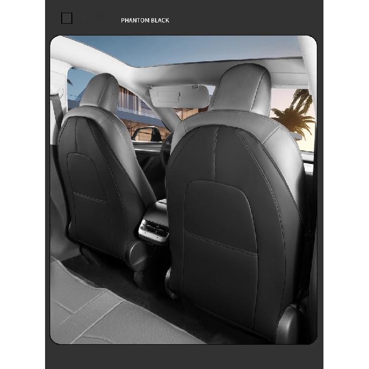 Anti Kick Pad Protector Seat Back for Tesla Model 3 Model Y Mat Child Anti Dirty Interior Accessories Trim Decoration 2021-2024