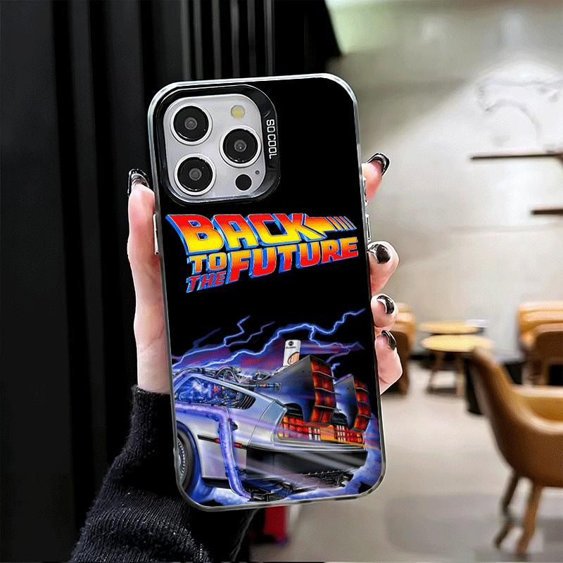Back To The Future Soft Phone Case for iPhone 15 16 17 Pro Max 17Air 16E 14 Plus 13 12 Mini Shockproof Cover Back Shell