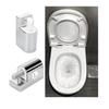 Toilet Seat Hinges Soft Close Mechanism Kit Zinc Alloy And ABS For Standard Toilet Seats With Chrome Plating