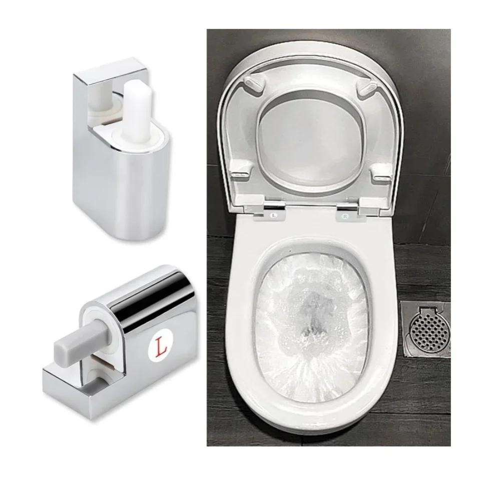 

Toilet Seat Hinges Soft Close Mechanism Kit Zinc Alloy And ABS For Standard Toilet Seats With Chrome Plating China Mainland