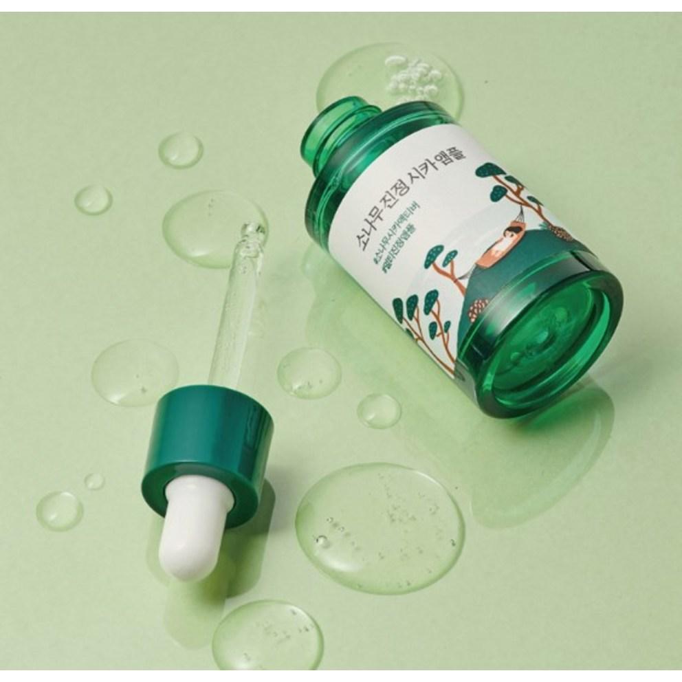 ROUND LAB Ampoule Cica Apaisante au Pin, 30ml, 2 pièces