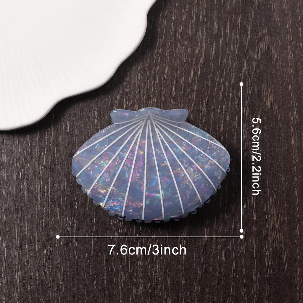 Bamboo Yao Ocean-Style Whale & Seashell Hair Clip
