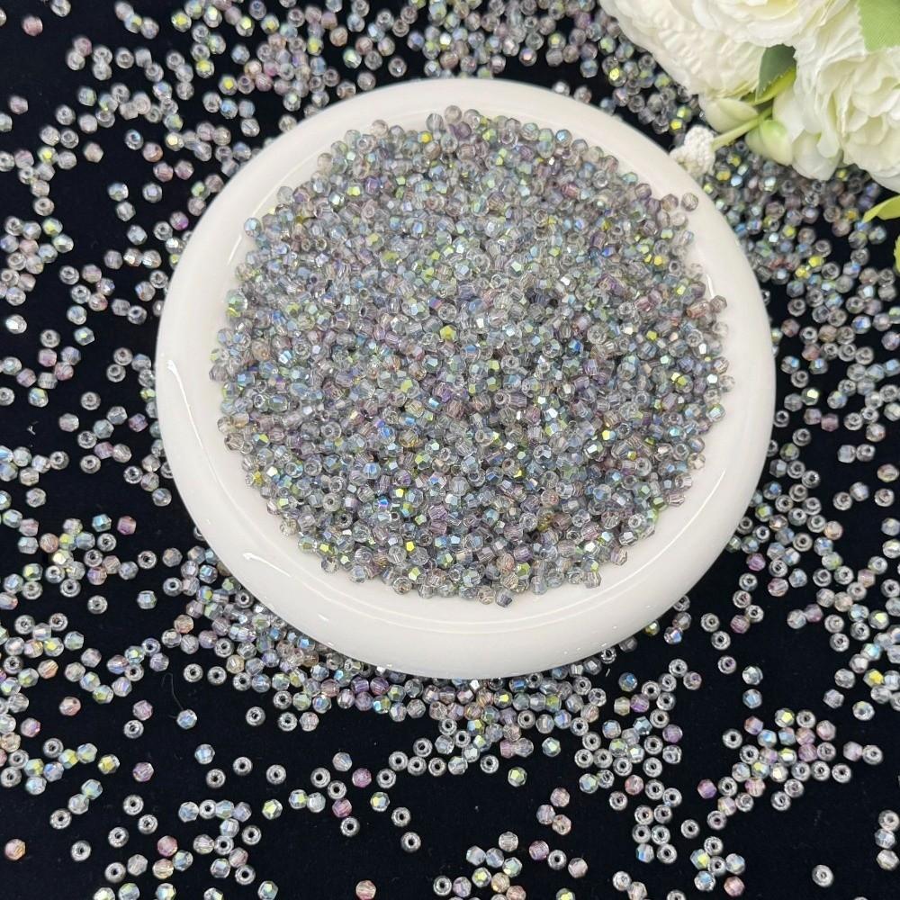 150pcs Clear AB Color Bulk Crystal Beads 4mm Faceted Crystal Beads  DIY Bracelets Necklace