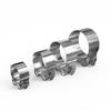 Silver Universal 48-85mm Exhaust Clamp Clip Stainless Steel for Car Motorcycle