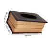 Wood Rectangular Tissue Storage Box Cover Large Capacity Desktop Tissue Holder Paper Towel Organizer Napkin Storage Case