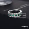 2021 Niche Design Men'S Ring, Retro Full Diamond Wide Version Unisex Ring, Domineering Index Finger Ring