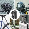 ROCKBROS Bicycle Key Wire Lock, 4 Digit Dial Type, No Key Required, Anti-Theft, Bicycle Lock, Wire, Password Change, Helmet, Saddle, Road Bike, MTB, E