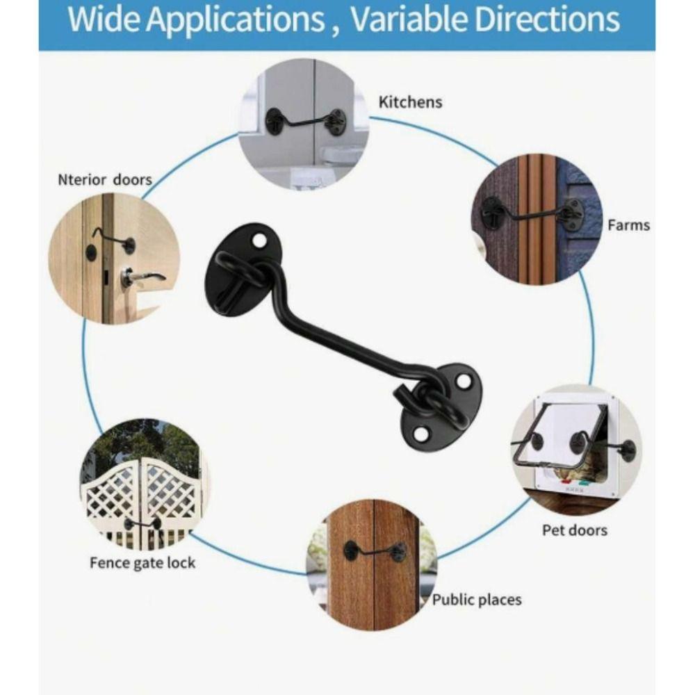 Edelstahl Schiebetürriegel Winddichter Riegel Neuer Sicherheits-Türriegel