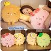 Toy Mooncake Plush Soft Throw Pillow Sofa Cushion Office Nap Midautumn Festival