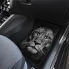 4pcs Universal Car Mats, Retro Lion Style Design Elements, Suitable for Front and Rear Seat Protection for All Vehicles, Stylish and Durable Car