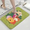 Cute W-Winnies-the-Poohs Floor Mats Home Laundry Rug Carpet For Living Room Decor Lounge Area Anti-slip Foot Mat Entrance