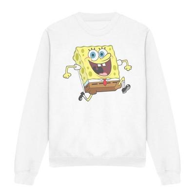 SpongeBob SquarePants Unisex Adult Happy Running Sweatshirt