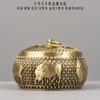 Brass Five Ox Ashtray with Lid for Home Living Room Anti Fly Ash Chinese Style Creative Office Decorations