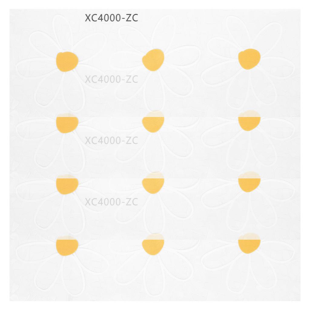 4Pcs Daisy Suncatcher Stickers Static Cling Flowers Suncatchers Stickers Non Adhesive Flower Window Decals Reusable Flower