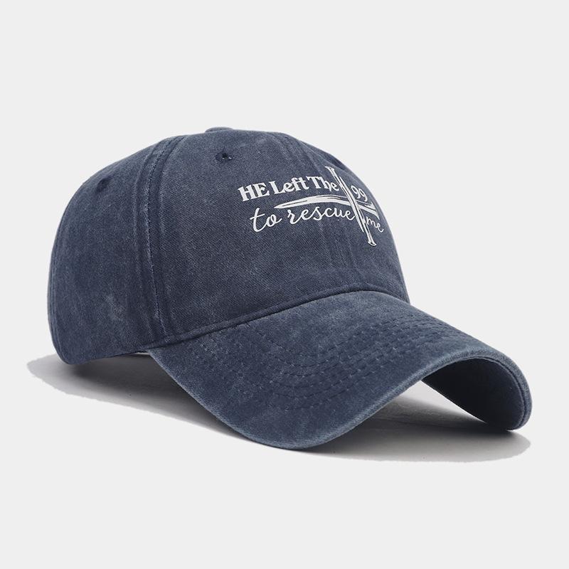 Personalized trend heat transfer baseball cap men's fashion versatile cap women's street cool sunshade sunscreen cap