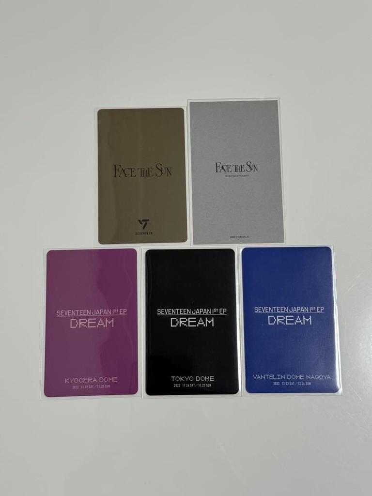 [USED] SEVENTEEN Wonwoo HANABI DREAM Venue-exclusive Trading Card