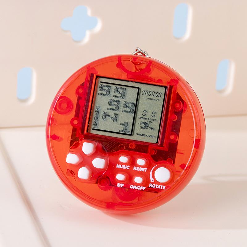 Cross-Border Russian Tetris Handheld Electronic Keychain Game Pendant