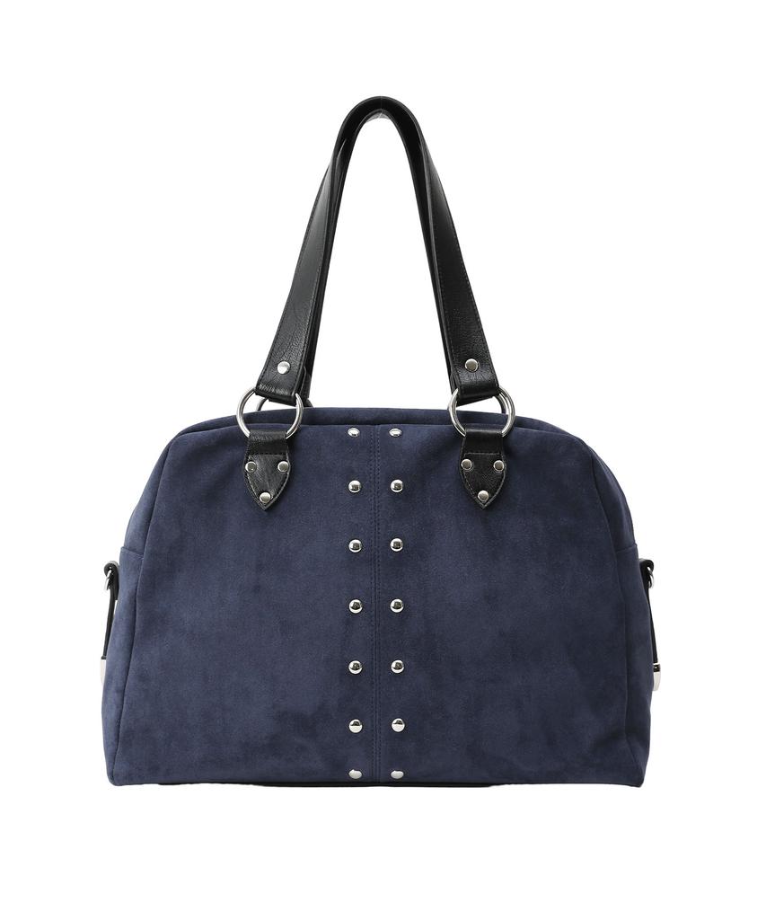 Sand Museum Magazine Bag [Suede Navy]