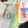 Transparent Strap For Apple Watch Band 41mm 40mm 45mm 44mm 42mm 46mm 49mm Strap For iWatch Series Ultra 3 11 10 9 8 7 6 5 4 SE 3