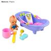 Shower Toy Cartoon Baby Doll Parent-child Interaction Eco-friendly Bathtub Doll Shower Toy for Swimming